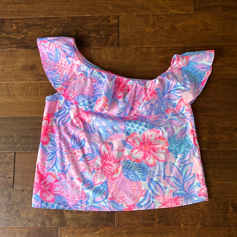 Lilly Pulitzer Zeldie One Shoulder Top